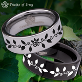 Vine Tungsten Carbide Ring