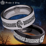 Celtic Horse Tungsten Carbide Ring