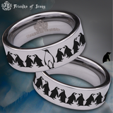 Penguin Tungsten Carbide Ring