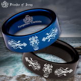 Cuttlefish Squid Tungsten Carbide Ring