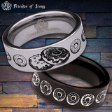 Donut Tungsten Carbide Ring
