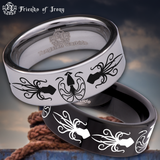 Squid Tungsten Carbide Ring