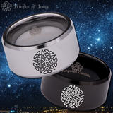 Celtic Pentacle Tungsten Carbide Ring