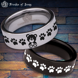 Teddy Bear Tungsten Carbide Ring