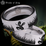 Serpent Tungsten Carbide Ring