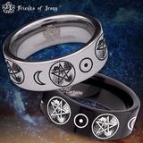 Elemental Wizard Tungsten Carbide Ring