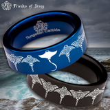 Stingray Tungsten Carbide Ring