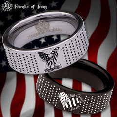 American Patriot Tungsten Carbide Ring
