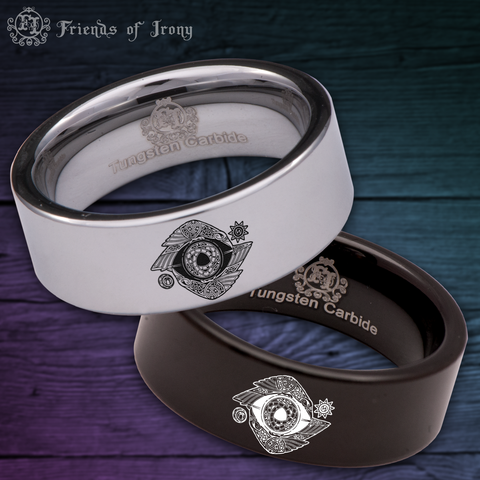 Odin's Eye Tungsten Carbide Ring