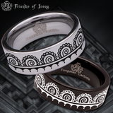 Fancy Tungsten Carbide Ring