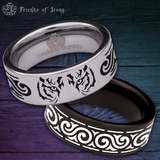 Tiger Eye Style 2 Tungsten Carbide Ring