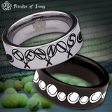 Tennis Tungsten Carbide Ring