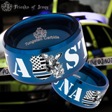 Una Stamus Police 12mm Tungsten Carbide Ring