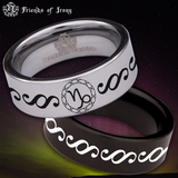 Capricorn Tungsten Carbide Ring