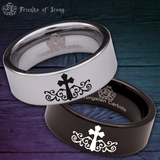 Cross Tungsten Carbide Ring