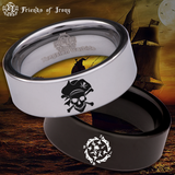 Pirate Skull Tungsten Carbide Ring