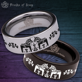 Dala Horse Tungsten Carbide Ring