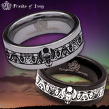 Scarab Tungsten Carbide Ring