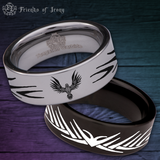 Flying Raven Tungsten Carbide Ring