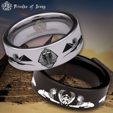 Sphinx Tungsten Carbide Ring