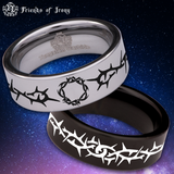 Thorn Tungsten Carbide Ring