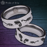 Chameleon Tungsten Carbide Ring