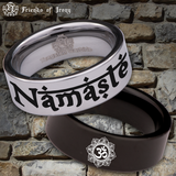Namaste Tungsten Carbide Ring