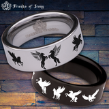 Pegasus Tungsten Carbide Ring