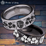 Strawberry Tungsten Carbide Ring