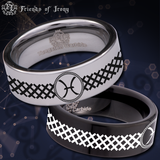 Pisces Tungsten Carbide Ring
