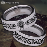 Native American Tungsten Carbide Ring
