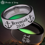 Jeremiah 29:11 Tungsten Carbide Ring