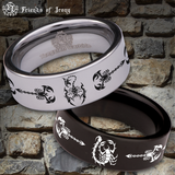 Scorpion Tungsten Carbide Ring