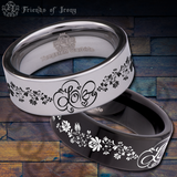 Love Tungsten Carbide Ring