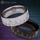 New York Heartbeat Tungsten Carbide Ring