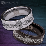 Celtic Lion Head Tungsten Carbide Ring