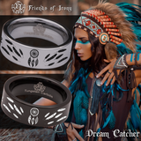 Dreamcatcher Tungsten Carbide Ring