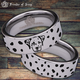 Dalmatian Tungsten Carbide Ring