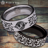 Koi Tungsten Carbide Ring