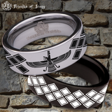 Faravahar Tungsten Carbide Ring