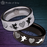Cupid Tungsten Carbide Ring