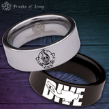 Scuba Diving Style 2 Tungsten Carbide Ring