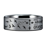 Semicolon Style 2 Tungsten Carbide Ring