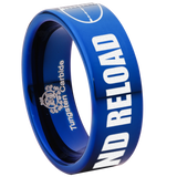 Keep Calm and Reload Tungsten Carbide Ring