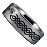 Celtic Raven Tungsten Carbide Ring