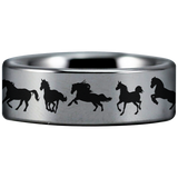 Equestrian Tungsten Carbide Ring