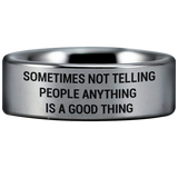 Enigma Tungsten Carbide Ring