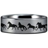 Equestrian Tungsten Carbide Ring