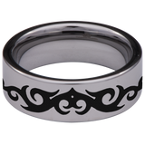 Triskele Tungsten Carbide Ring