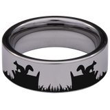 Squirrel Tungsten Carbide Ring